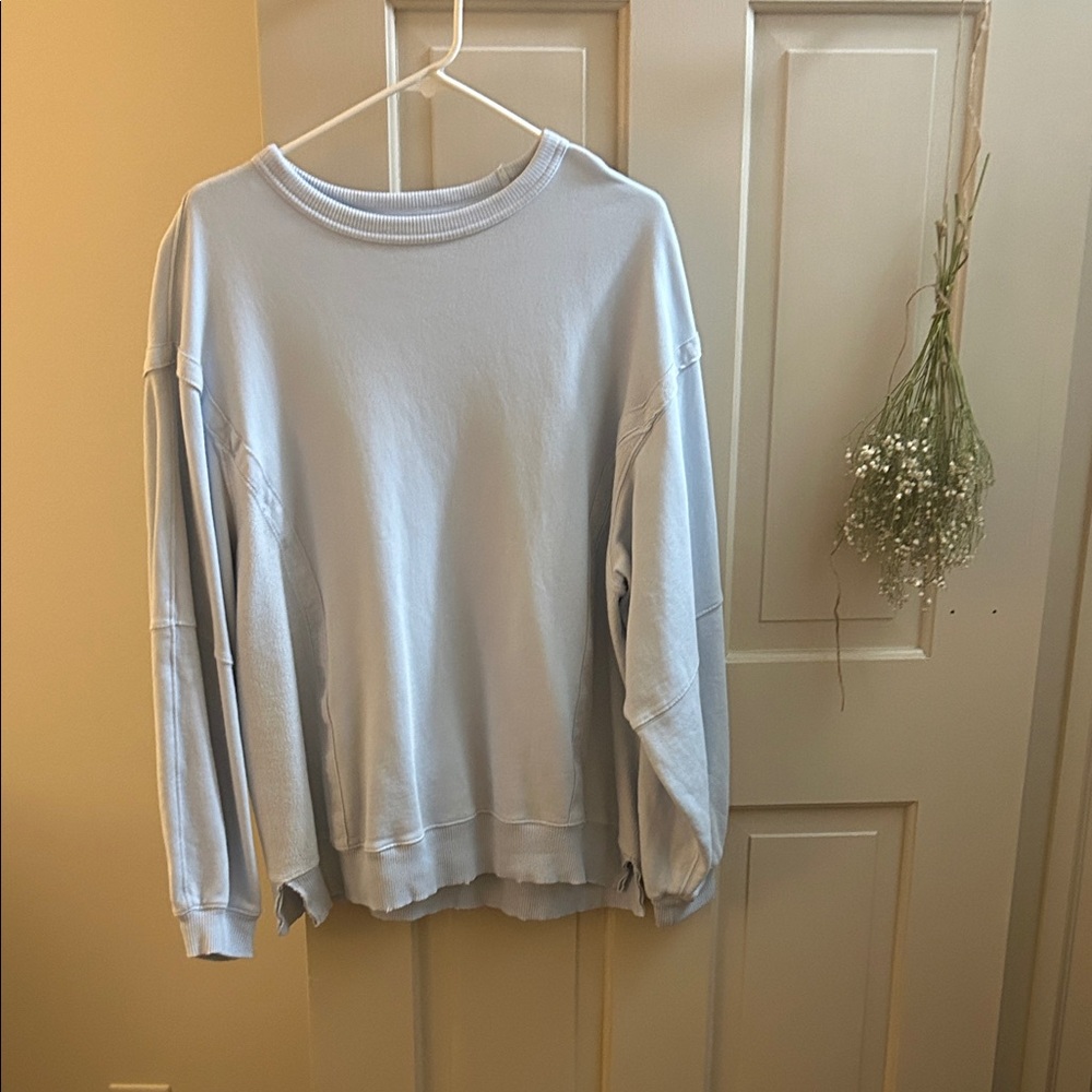 Aerie Light Blue Sweatshirt